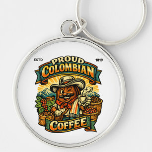 Porte-clés Fière café colombien