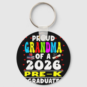 Porte-clés Fière grand-mère de la promotion 2026 de pré-mater