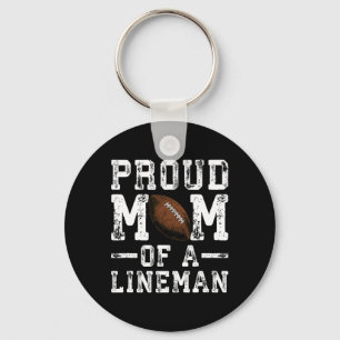 Porte-clés Fière maman d'un joueur de football américain de l