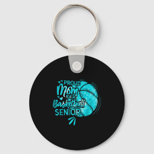 Porte-clés Fière maman d'un senior de basketball 2023 t shirt