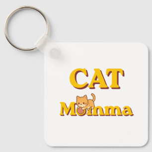 Porte-clés Fière Mamma de Chat Fête des Mères