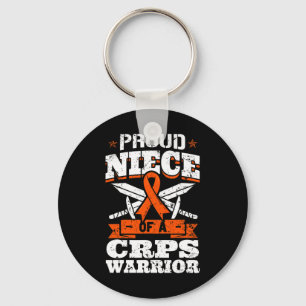 Porte-clés Fière Nièce D'Une Crps Guerrier Rsd Sensibilisatio