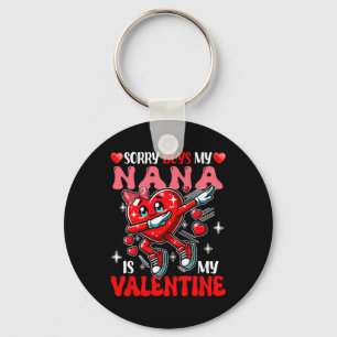 Porte-clés Fière que ma nana soit mon cœur de dabbing de la S