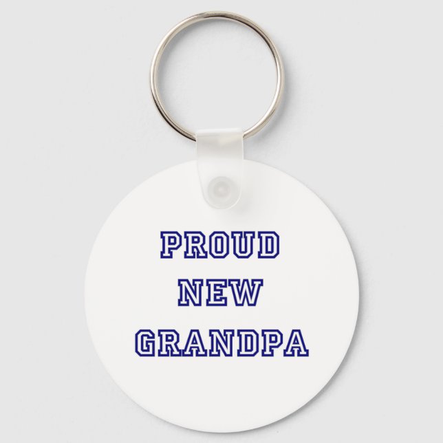 Porte-clés Fiers nouveaux T-shirts Grandpa-University (Recto)