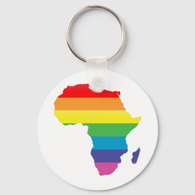 Porte-clés fierté africaine. (Recto)