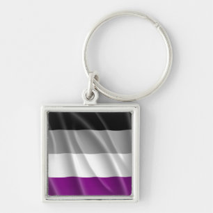 PORTE-CLÉS FIERTÉ ASEXUELLE