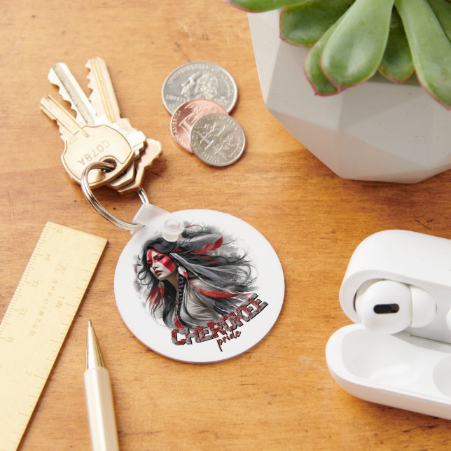 Porte-clés Fierté de Cherokee (Bureau)