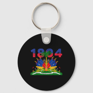 Porte-clés Fierté du drapeau haïtien 1804 Fête de l'Indépenda