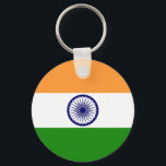 Porte-clés Fierté indienne<br><div class="desc">Fierté indienne,  avec le drapeau de l'Inde ! Montrez votre soutien à l'équipe olympique indienne ou à votre patrimoine indien aujourd'hui!</div>