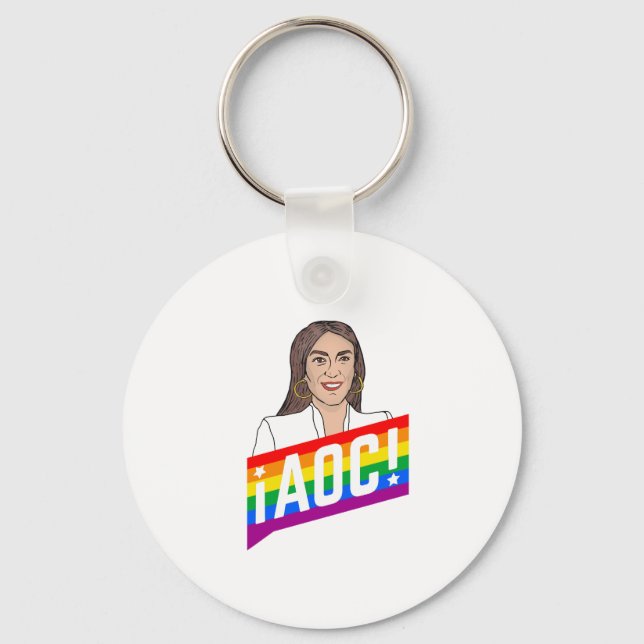 Porte-clés Fierté LGBT AOC (Recto)