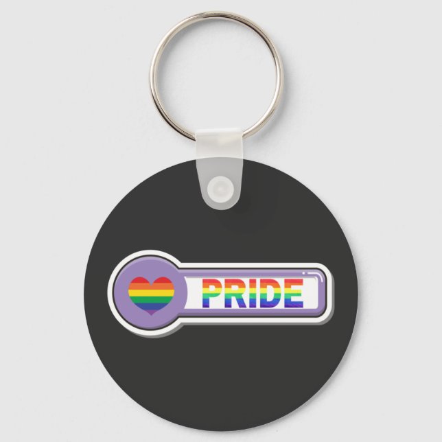 Porte-clés Fierté LGBTQ+ (Recto)