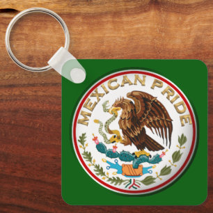 Porte-clés Fierté mexicaine (Aigle du drapeau mexicain)