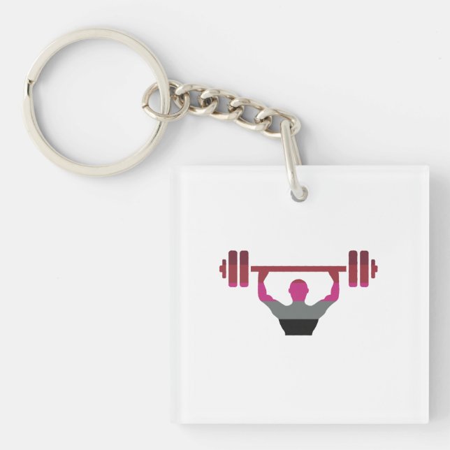 Porte-clés Fierté musculaire (Devant)