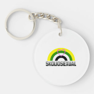 Porte-clés Fierté skoliosexuelle