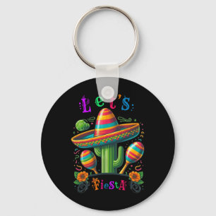 Porte-clés Fiesta Cactus Cinco De Mayo Hommes Femmes Garçons 