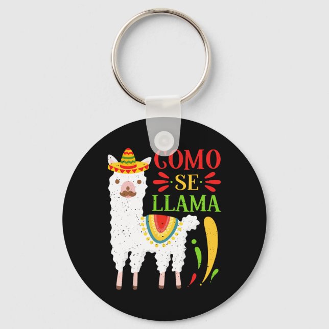 Porte-clés Fiesta Como Te Llamas Cinco De Mayo Como Se (Recto)