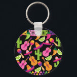 Porte-clés Fiesta Party Sombrero Cactus Lims Peppers Maracas<br><div class="desc">Collage de la Fête mexicaine avec Sombreros,  Saguaro Cactus,  Limes,  Peppers,  Guitares,  Maracas et plus. "fiesta party" "guitares mexicaines" "saguaro cactus" "maracas" "sombreros" "Festivals mexicains" "Cinco de Mayo" "HIspanic" "sud-ouest" fête,  carnaval,  fête,  fête,  fête,  fête,  jour saint "jour de saint" vacances</div>