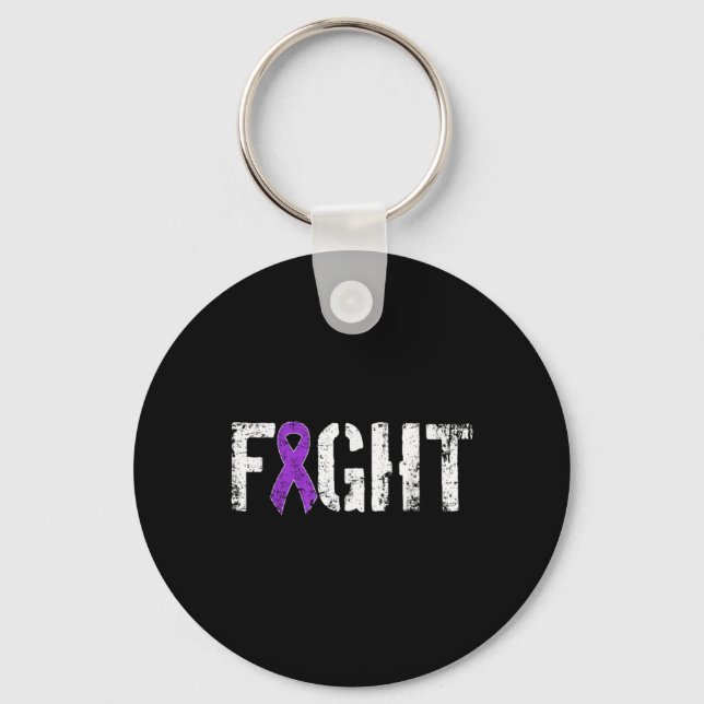 Porte-clés Fight Pancreatic Cancer Military Style Awareness  (Recto)