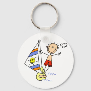 Porte-clés Figure de bâton de parachute