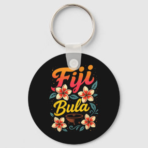 Porte-clés Fiji Bula Souvenir de vacances sur une île tropica