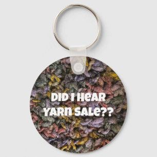 Porte-clés Fil à vendre Crochet Crochet bleu pourpre drôle