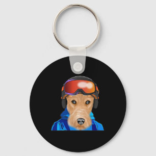 Porte-clés Fil de ski Fox Terrier Snowboard Pocket