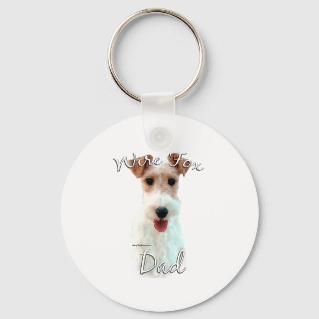 Porte-clés Fil Fox Terrier Papa 2 (Recto)