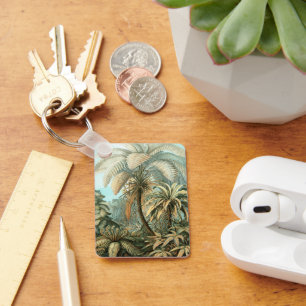 Porte-clés Filicinae par Ernst Haeckel, plantes de fougères a