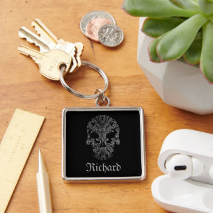 Porte-clés Filigree Goth Day of the Dead