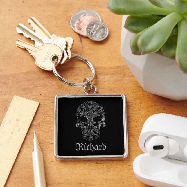 Porte-clés Filigree Goth Day of the Dead (Bureau)