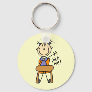 Porte-clés Fille à l'école