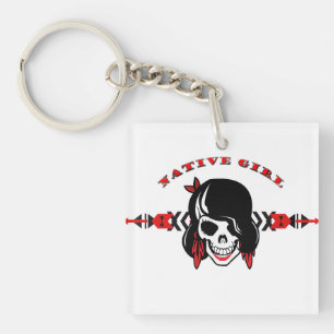 Porte-clés Fille autochtone