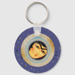 Porte-clés Fille aux Étoiles - Accessoire Charmant