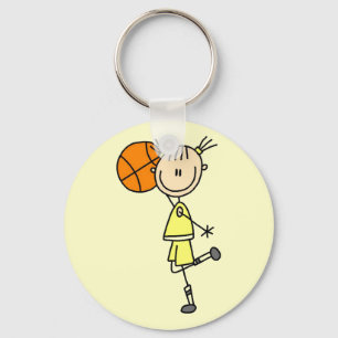 Porte-clés Fille avec T-shirts de basket-ball et cadeaux