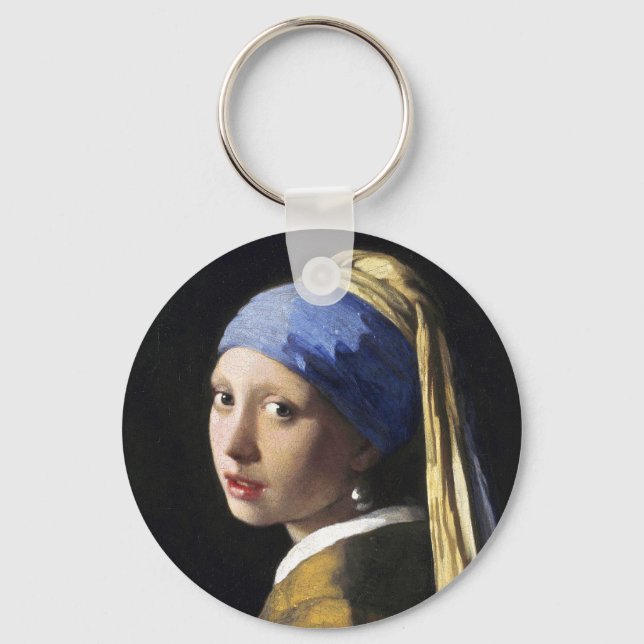 Porte-clés Fille avec une oreille perle, Jan Vermeer (Recto)