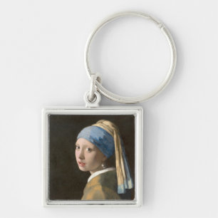 Porte-clés Fille avec une perle d'oreille-Johannes Vermeer Ar