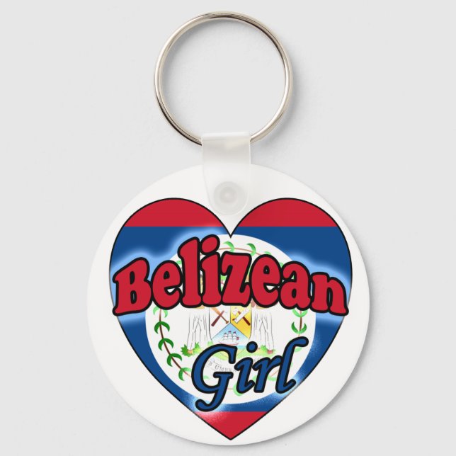 Porte-clés Fille bélizienne (Recto)