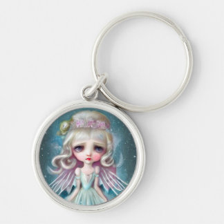 Porte-clés Fille Blonde Surréalisme Pop