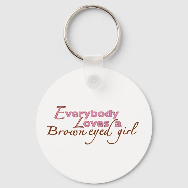 Porte-clés Fille Brown (Recto)