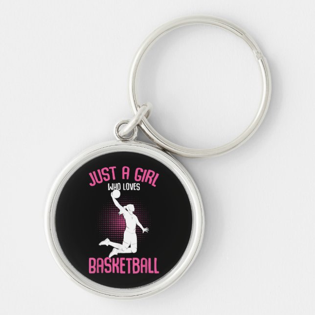 Porte-clés Fille de basketball Femmes (Devant)