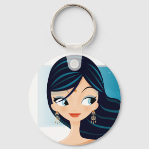 Porte-clés Fille de Bollywood