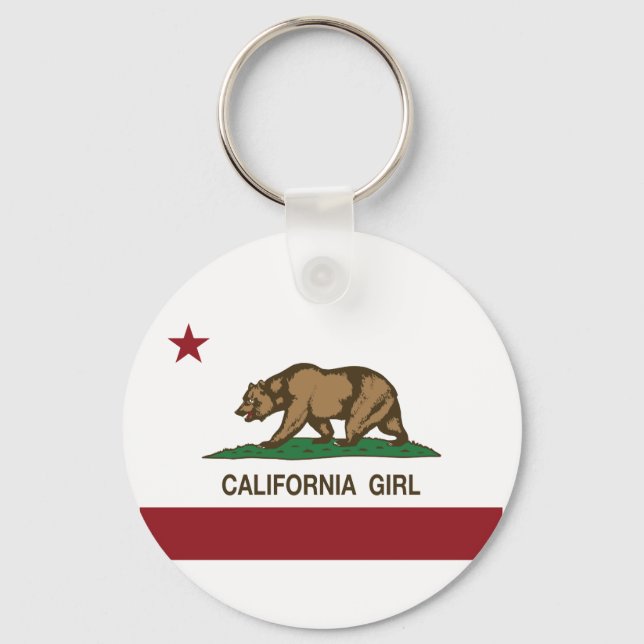 Porte-clés Fille de Californie (Recto)