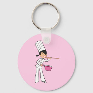 Porte-clés Fille de chef de bande dessinée