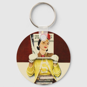 Porte-clés Fille de couverture