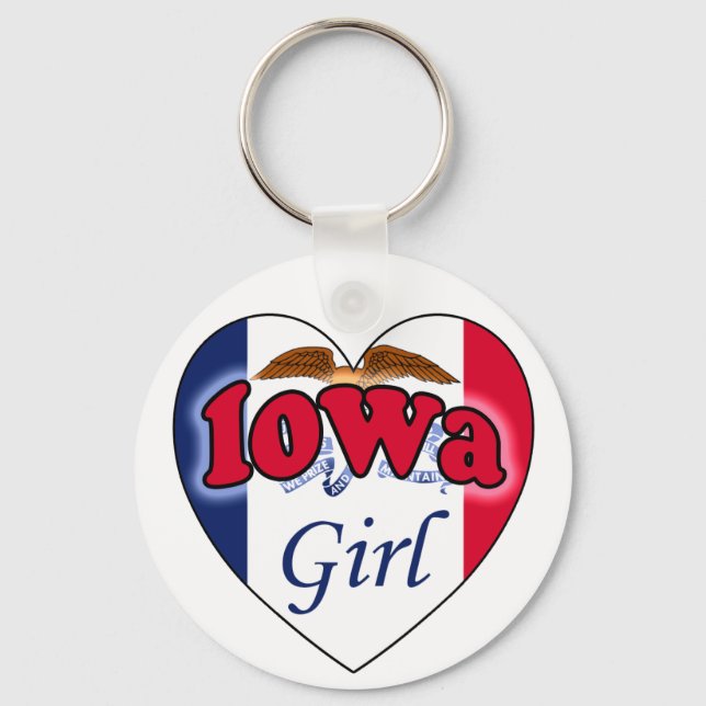 Porte-clés Fille de l'Iowa (Recto)