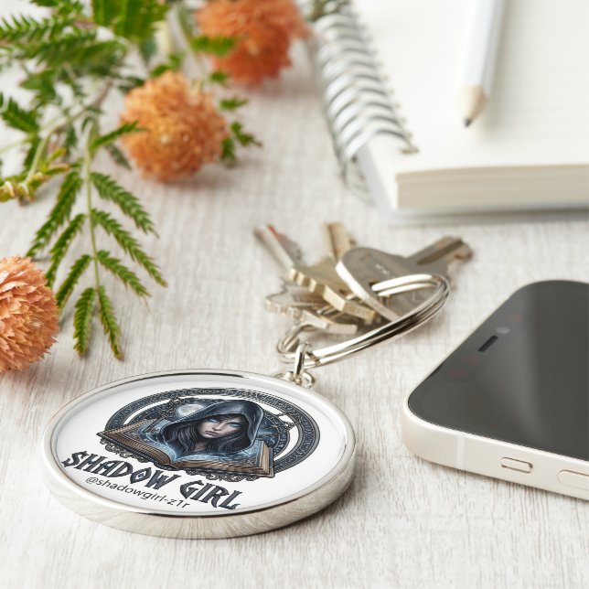 Porte-clés fille de l'ombre (Côté)