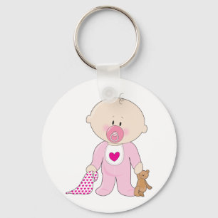 Porte-clés Fille de Soother de bébé