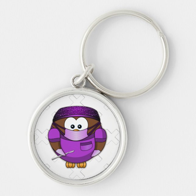 Porte-clés fille de surgeowl - (Devant)