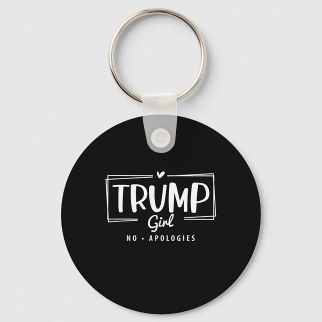 Porte-clés Fille de Trump Sans Excuses Élection 2024  (Recto)