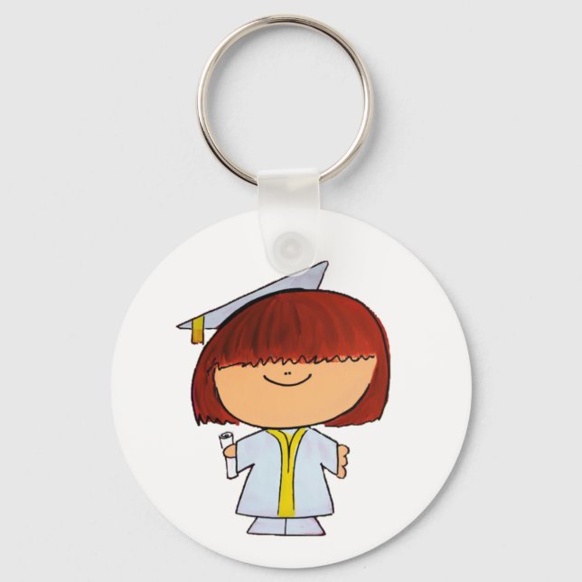 Porte-clés Fille diplômée (Recto)